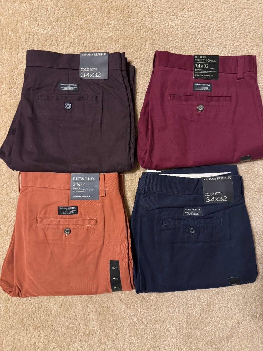 Banana Republic Chinos 34x32